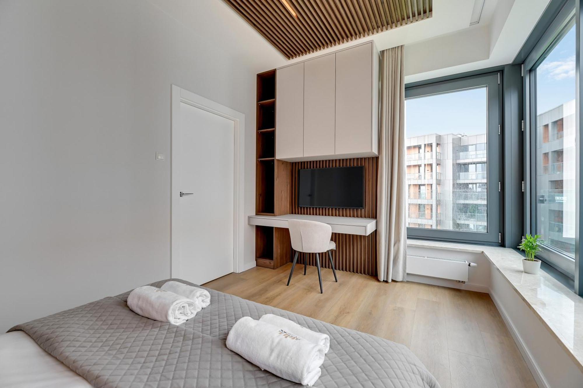 Brabank Riverside - Sauna, Business & Gym By Downtown Apartments Gdaňsk Pokoj fotografie